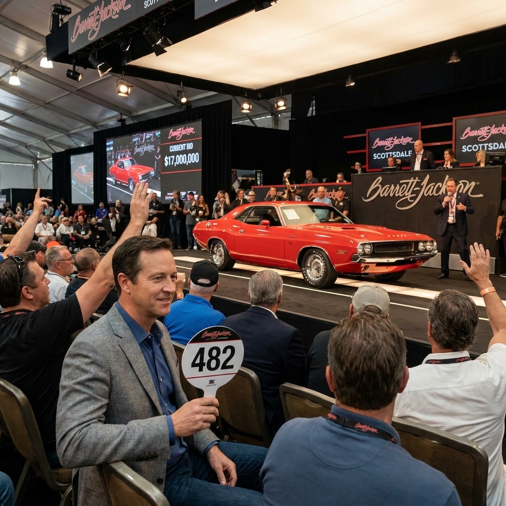 Bidding at Classic Car Auctions